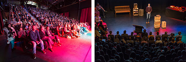 Photos showing the venue in Berlin