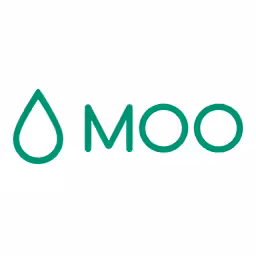 The logo of our partner MOO