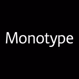 The logo of our partner Monotype