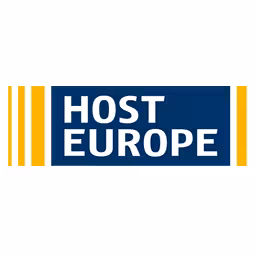 The logo of our partner Host Europe