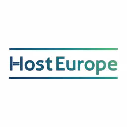 The logo of our partner Host Europe