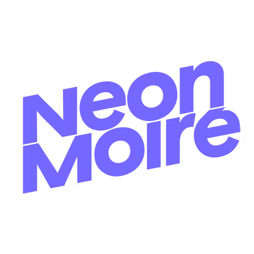 The logo of our partner Neon Moiré