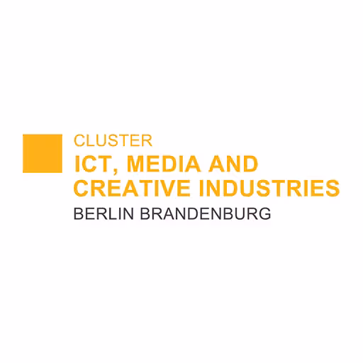 The logo of our partner Cluster ICT | Media | Creative Industries