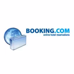 The logo of our partner Booking.com
