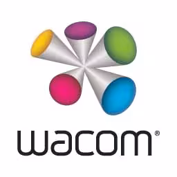 The logo of our partner Wacom