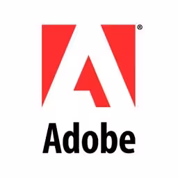 The logo of our partner Adobe