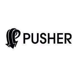 The logo of our partner Pusher