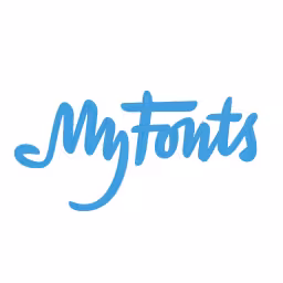 The logo of our partner MyFonts