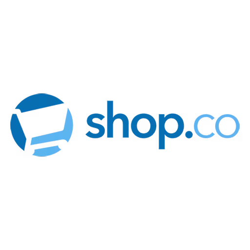 The logo of our partner Shop.co