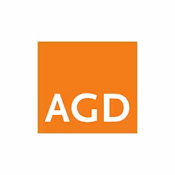 The logo of our partner AGD