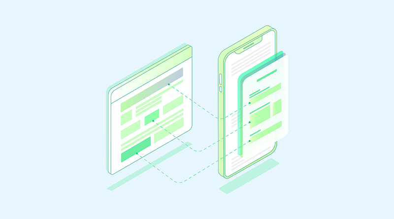 Graphoic showing a mobile device