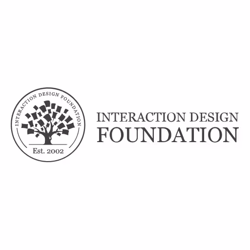 The logo of our partner Interaction Design Foundation