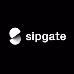 The logo of our partner sipgate