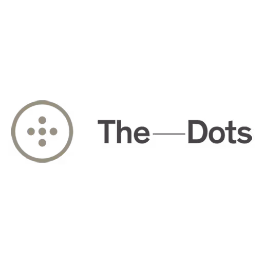 The logo of our partner The Dots