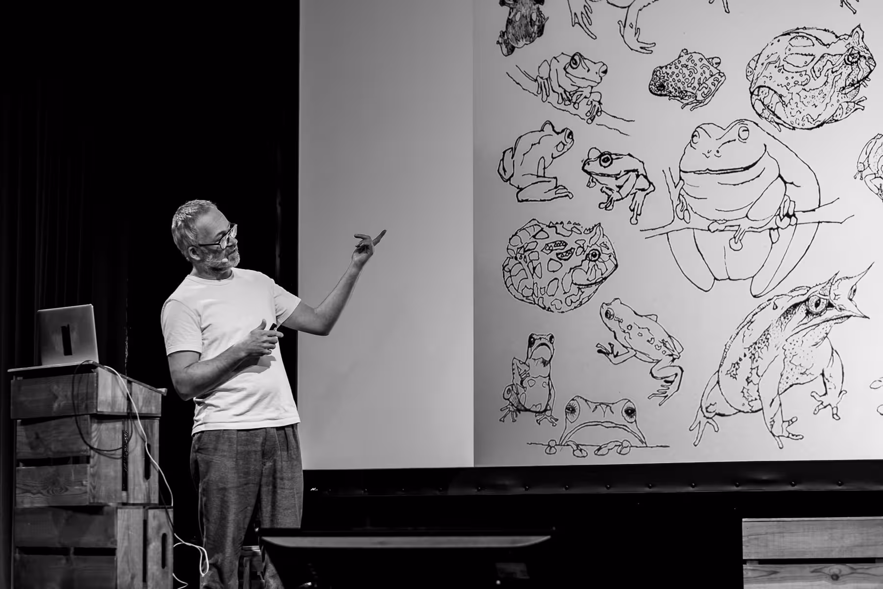 Photo of Wilfrid Wood taken at beyond tellerrand in Berlin 2019 by Florian Ziegler