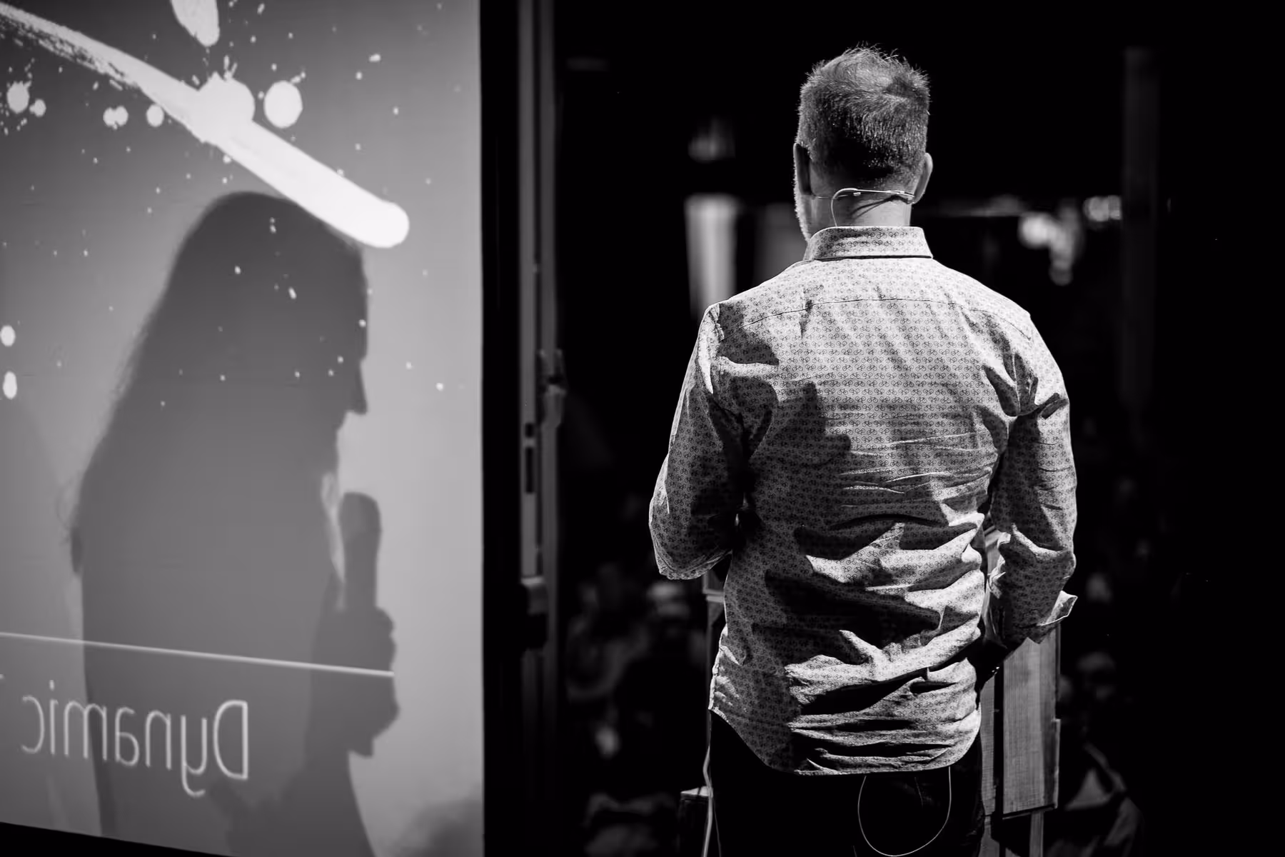 Photo of Jason Pamental taken at beyond tellerrand in Berlin 2019 by Florian Ziegler