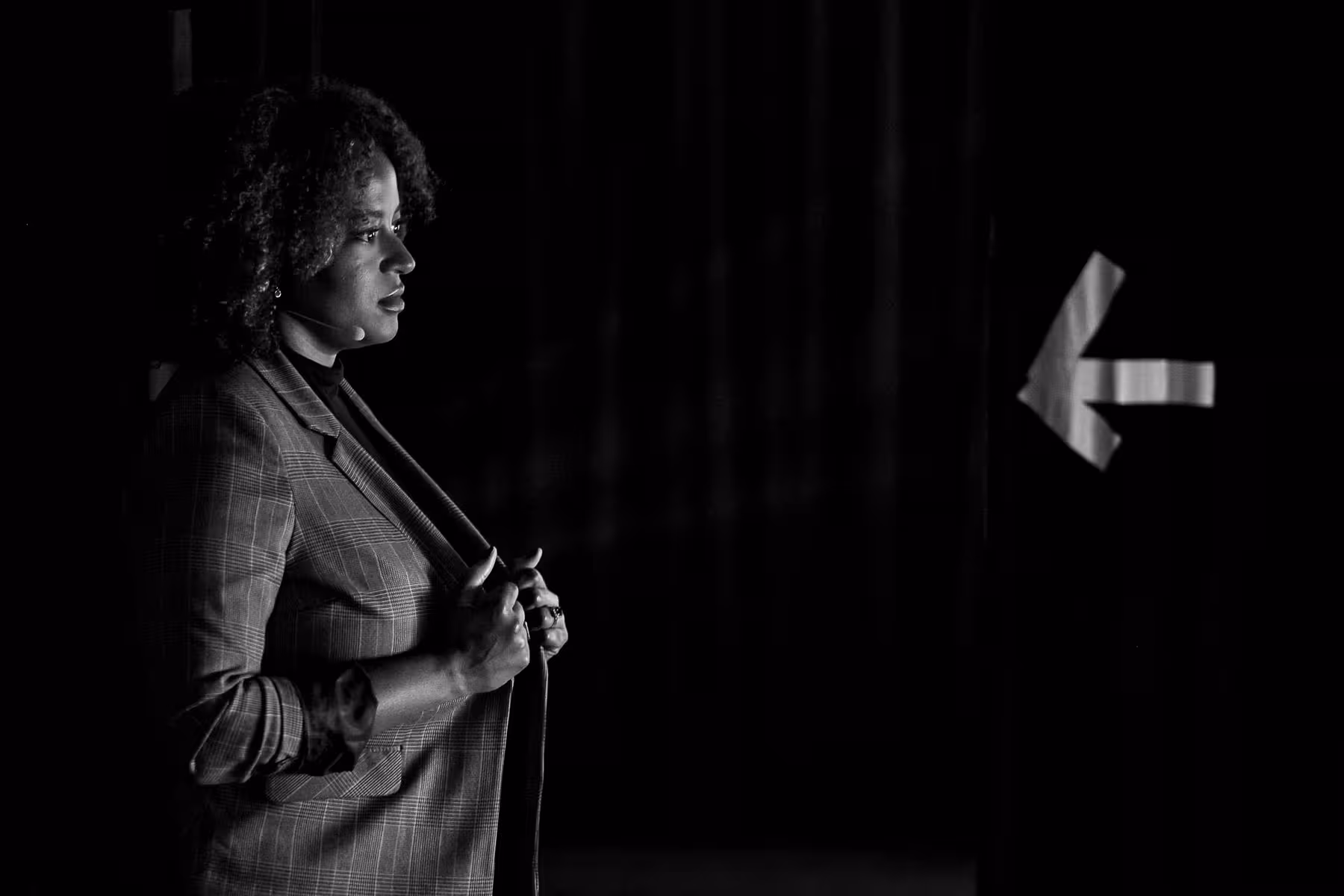 Photo of Sharon Steed taken at beyond tellerrand in Berlin 2019 by Florian Ziegler