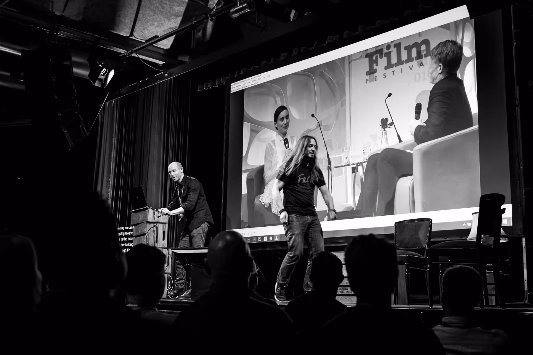 Photo of Mike Hill taken at beyond tellerrand in Berlin 2019 by Florian Ziegler