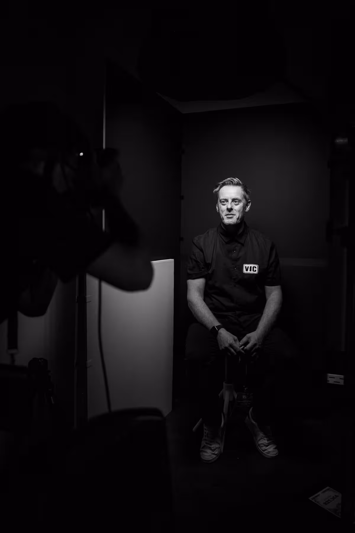 Photo of Vic Lee taken at beyond tellerrand in Berlin 2022 by Florian Ziegler