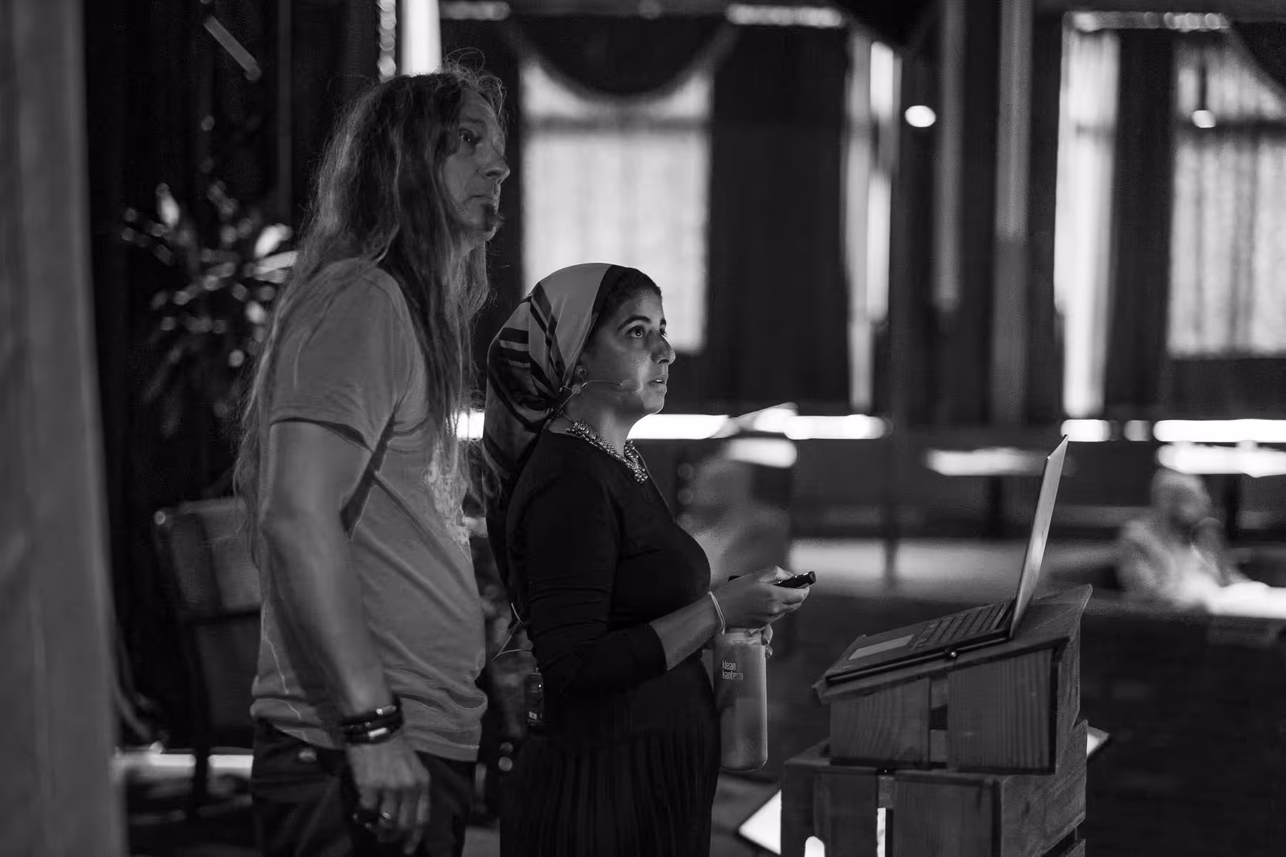 Photo of dina Amin taken at beyond tellerrand in Berlin 2022 by Florian Ziegler