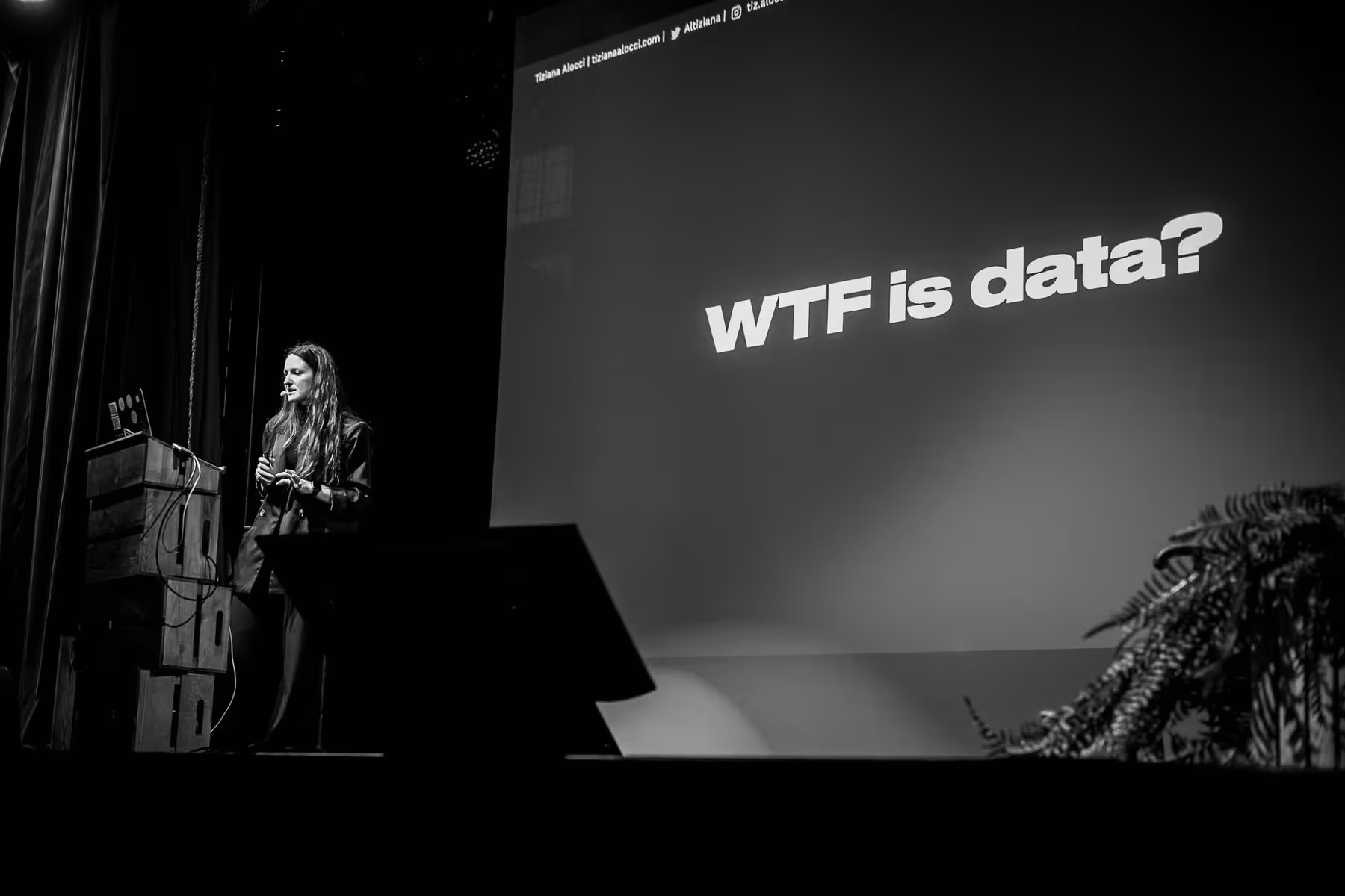 Photo of Tiziana Alocci taken at beyond tellerrand in Berlin 2022 by Florian Ziegler