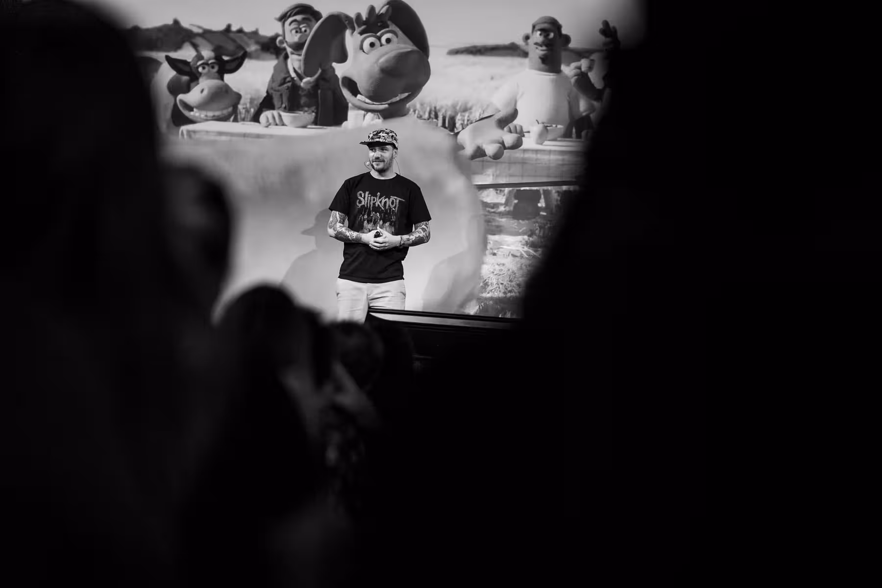 Photo of Gavin Strange taken at beyond tellerrand in Berlin 2022 by Florian Ziegler