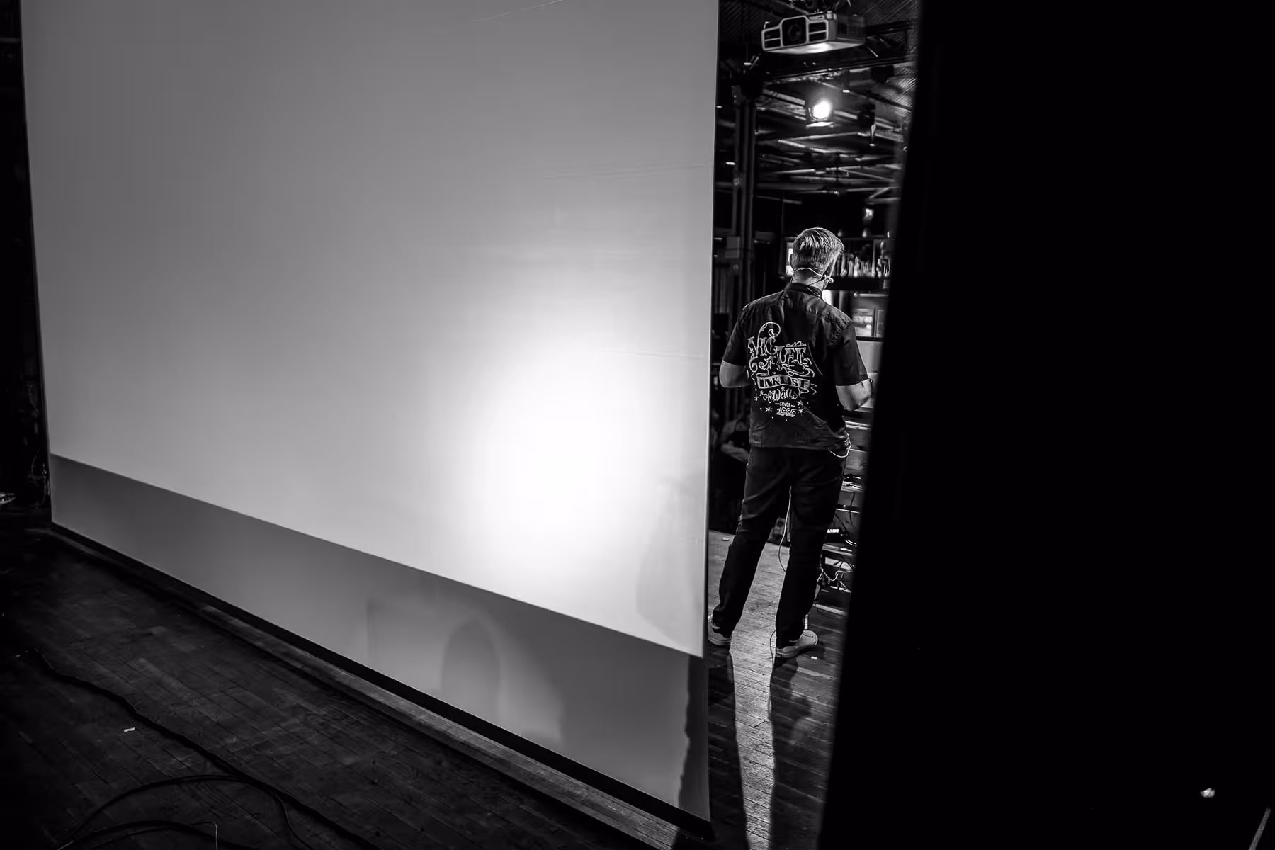 Photo of Vic Lee taken at beyond tellerrand in Berlin 2022 by Florian Ziegler