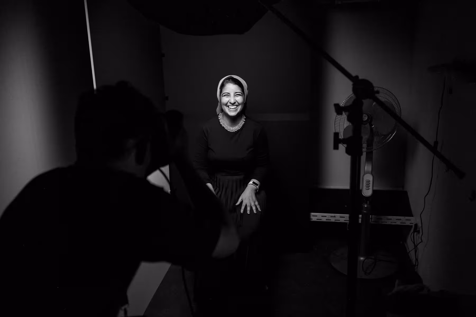 Photo of dina Amin taken at beyond tellerrand in Berlin 2022 by Florian Ziegler