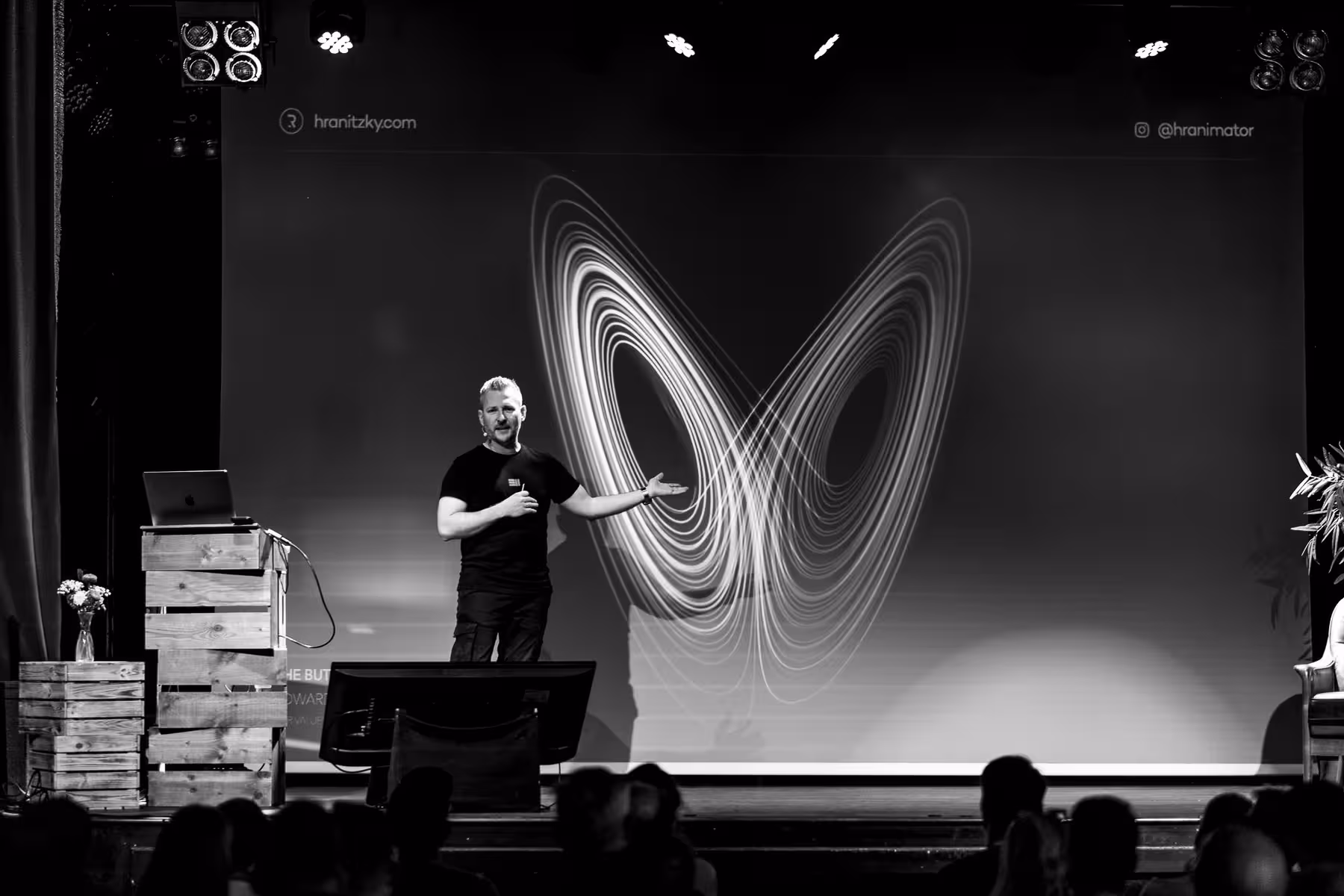 Photo of Robert Hranitzky taken at beyond tellerrand in Berlin 2023 by Florian Ziegler