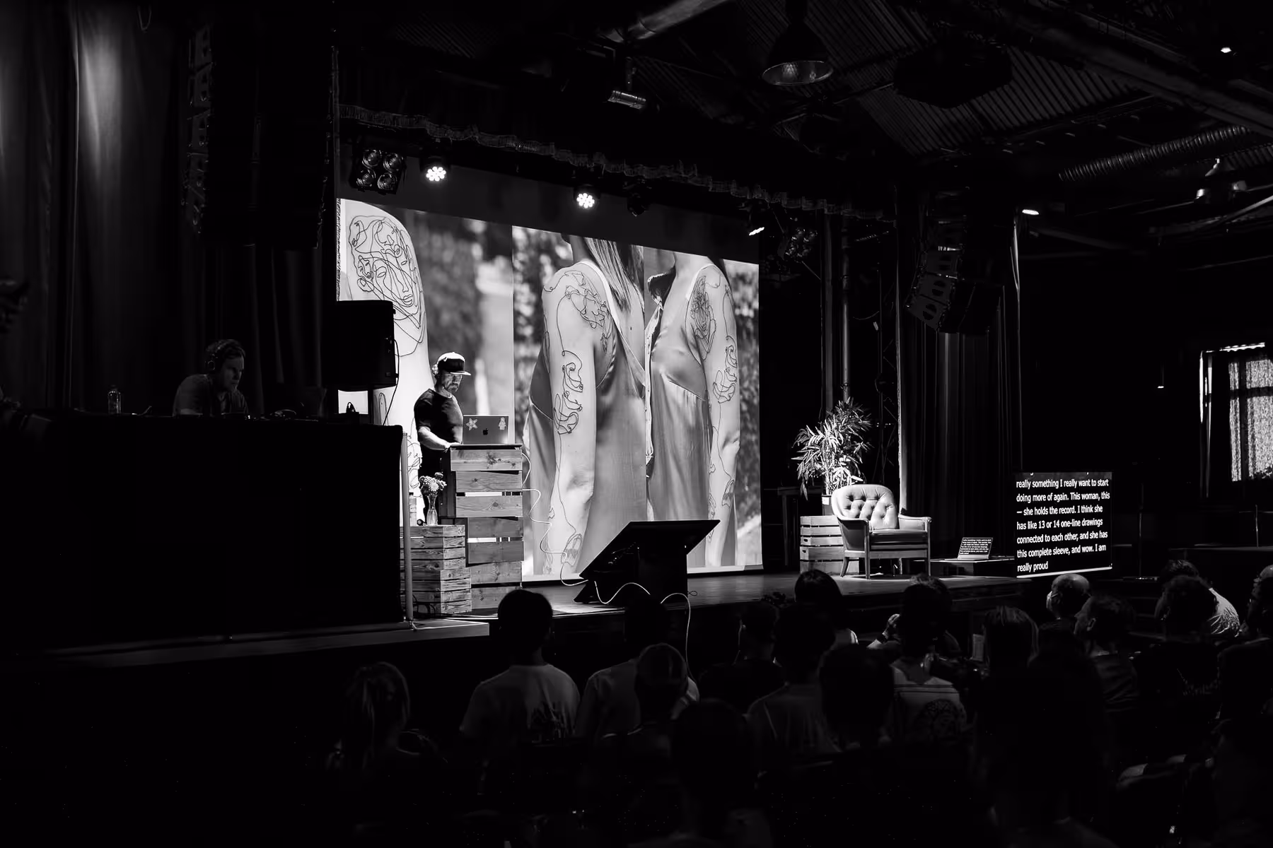 Photo of Niels Kiené taken at beyond tellerrand in Berlin 2023 by Florian Ziegler