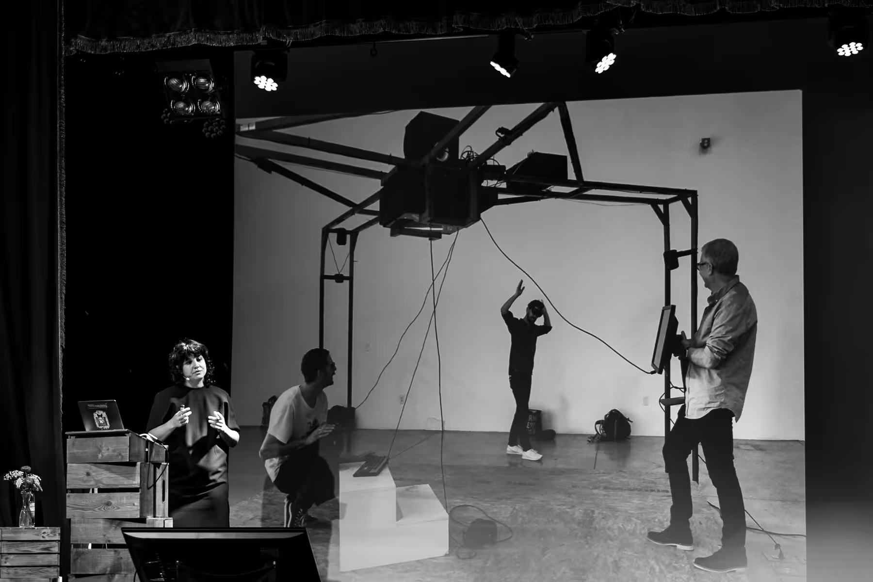 Photo of Yasaman Sheri taken at beyond tellerrand in Berlin 2023 by Florian Ziegler