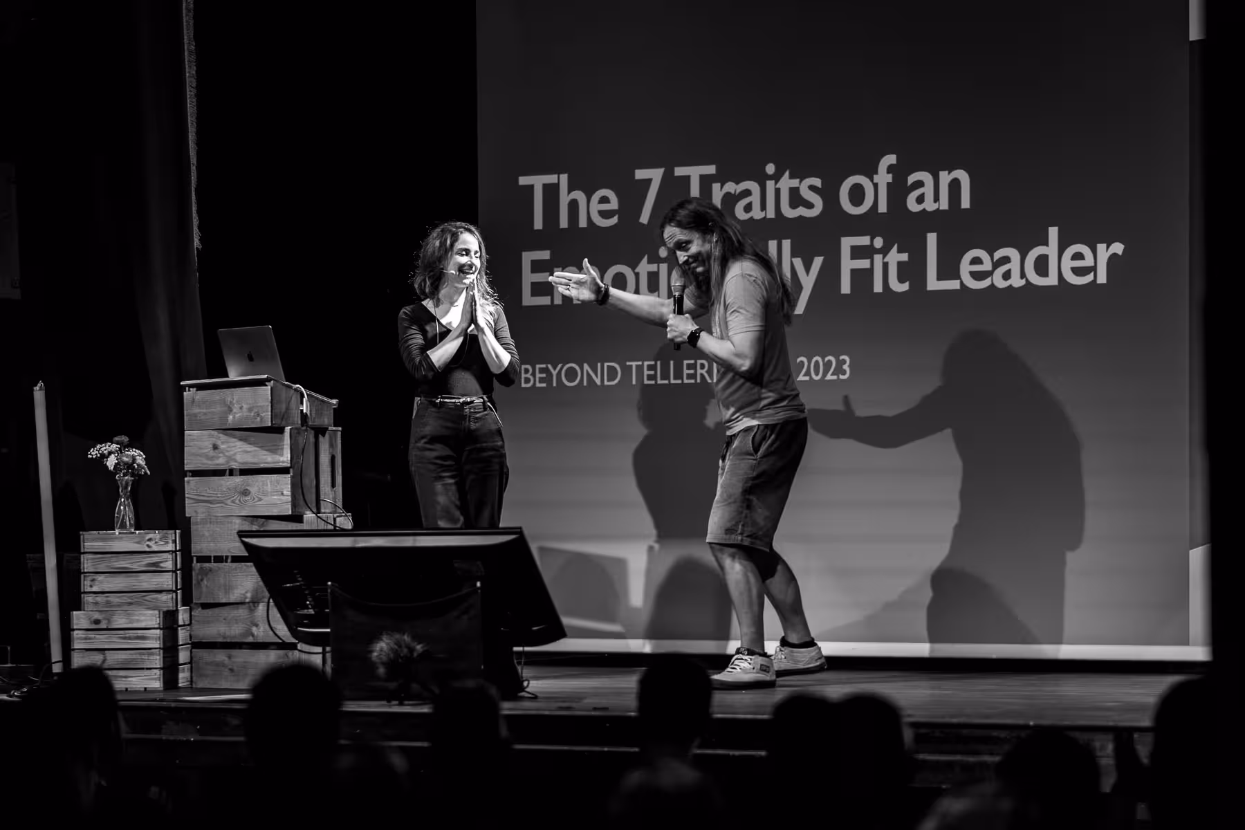 Photo of Emily Anhalt taken at beyond tellerrand in Berlin 2023 by Florian Ziegler