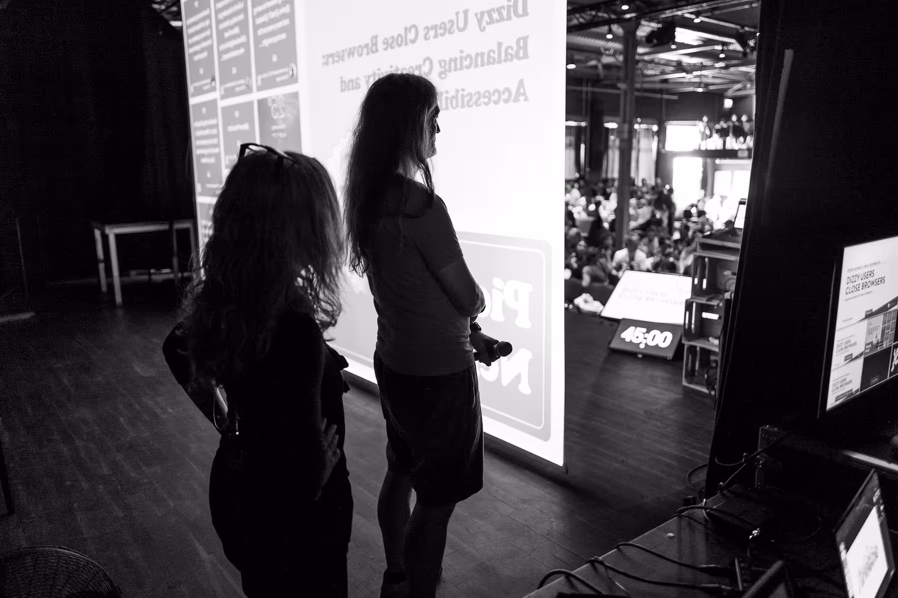 Photo of Piccia Neri taken at beyond tellerrand in Berlin 2023 by Florian Ziegler