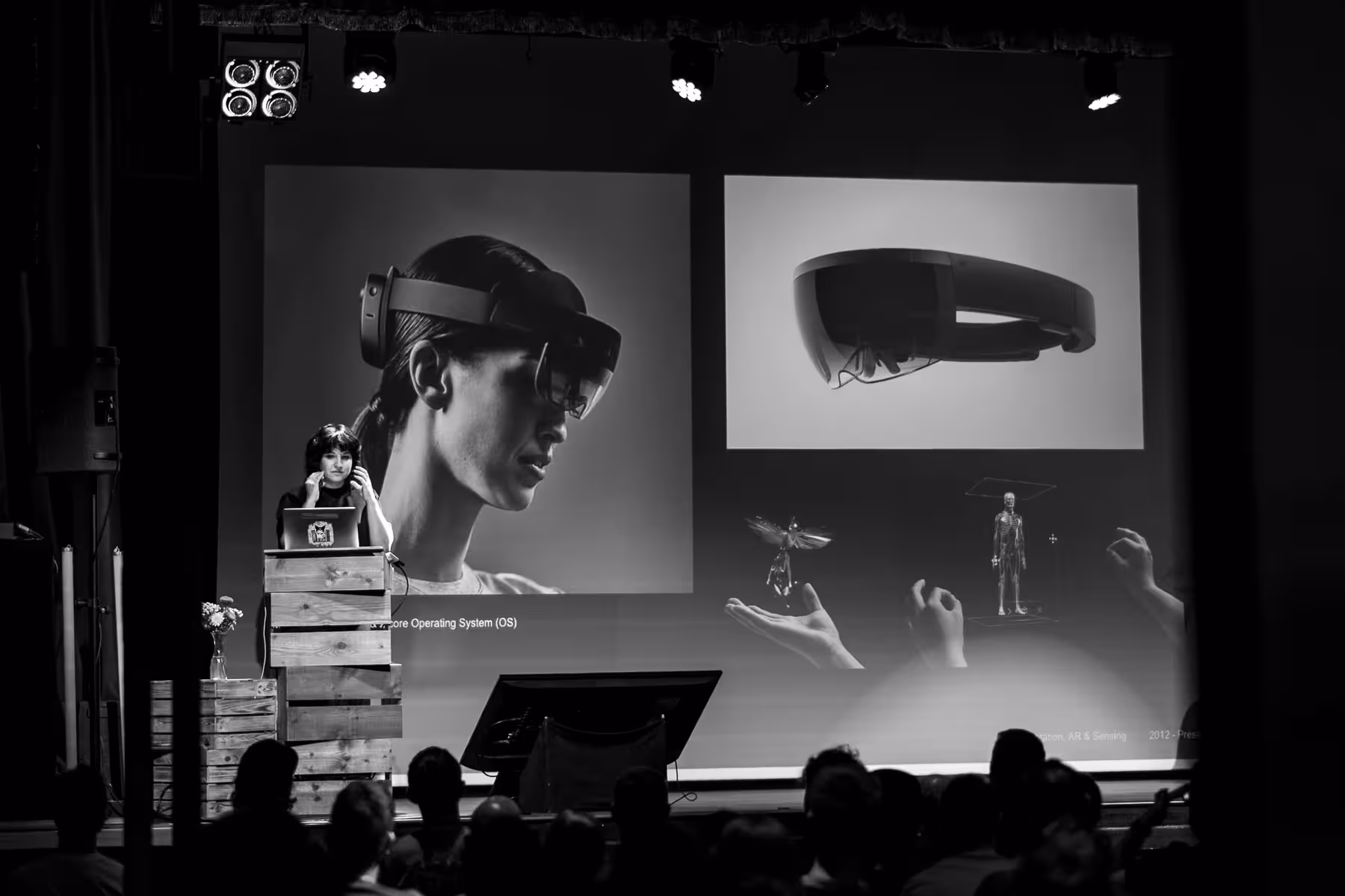 Photo of Yasaman Sheri taken at beyond tellerrand in Berlin 2023 by Florian Ziegler