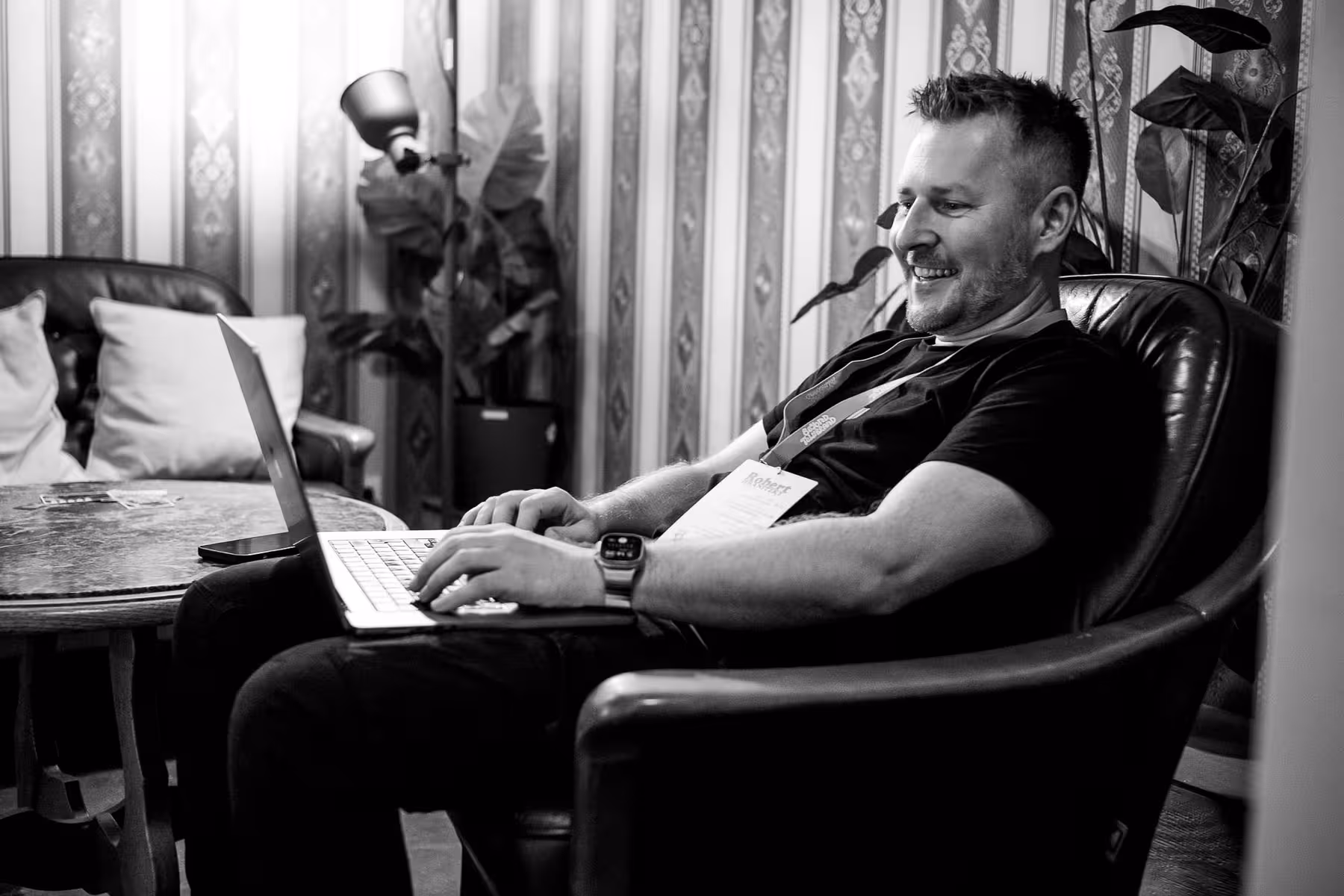 Photo of Robert Hranitzky taken at beyond tellerrand in Berlin 2023 by Florian Ziegler