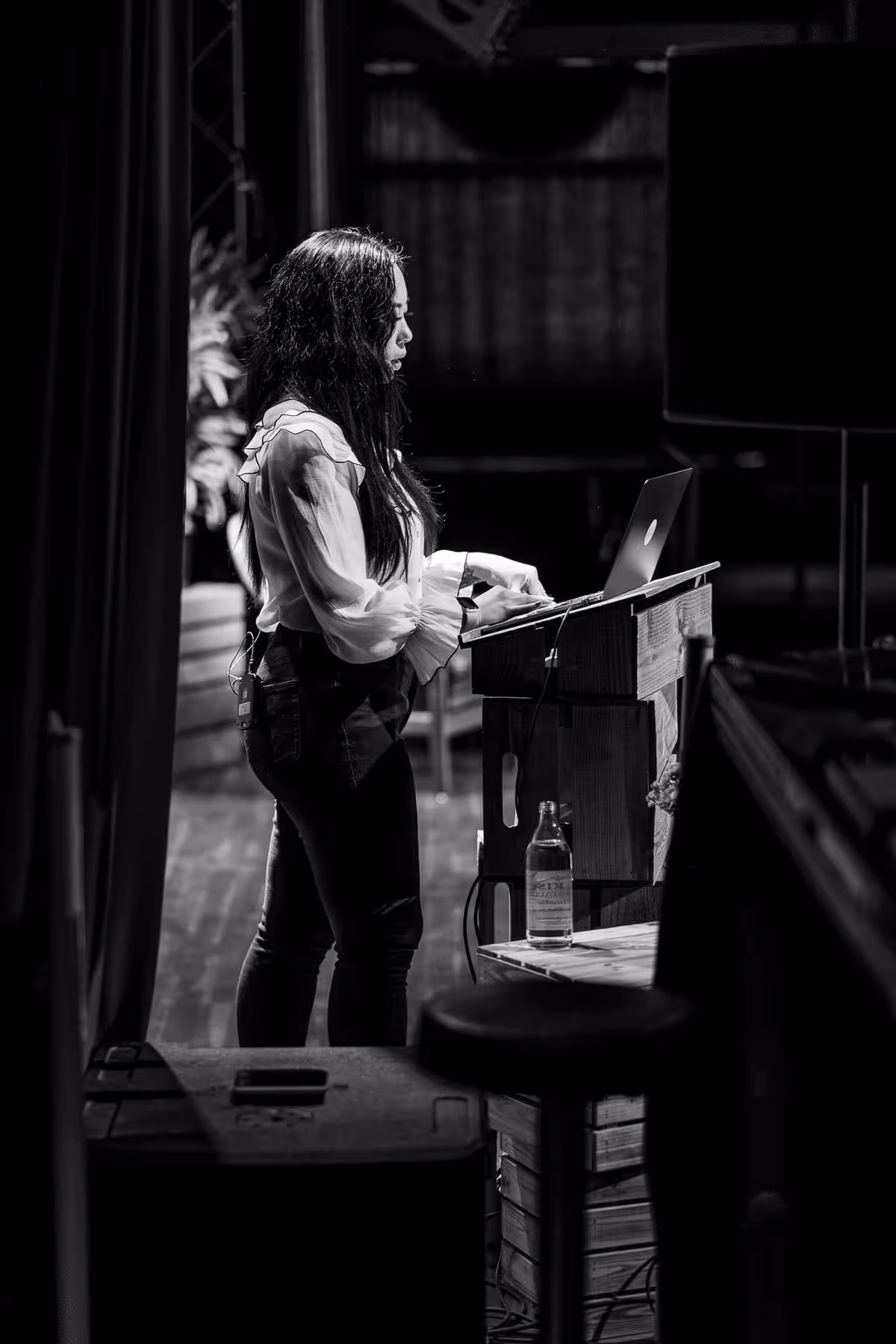 Photo of Shirley Wu taken at beyond tellerrand in Berlin 2023 by Florian Ziegler