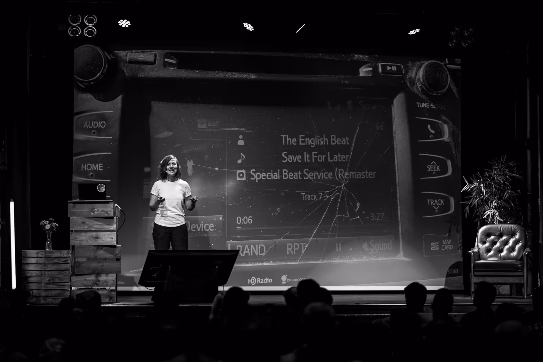 Photo of Tammy Everts taken at beyond tellerrand in Berlin 2023 by Florian Ziegler