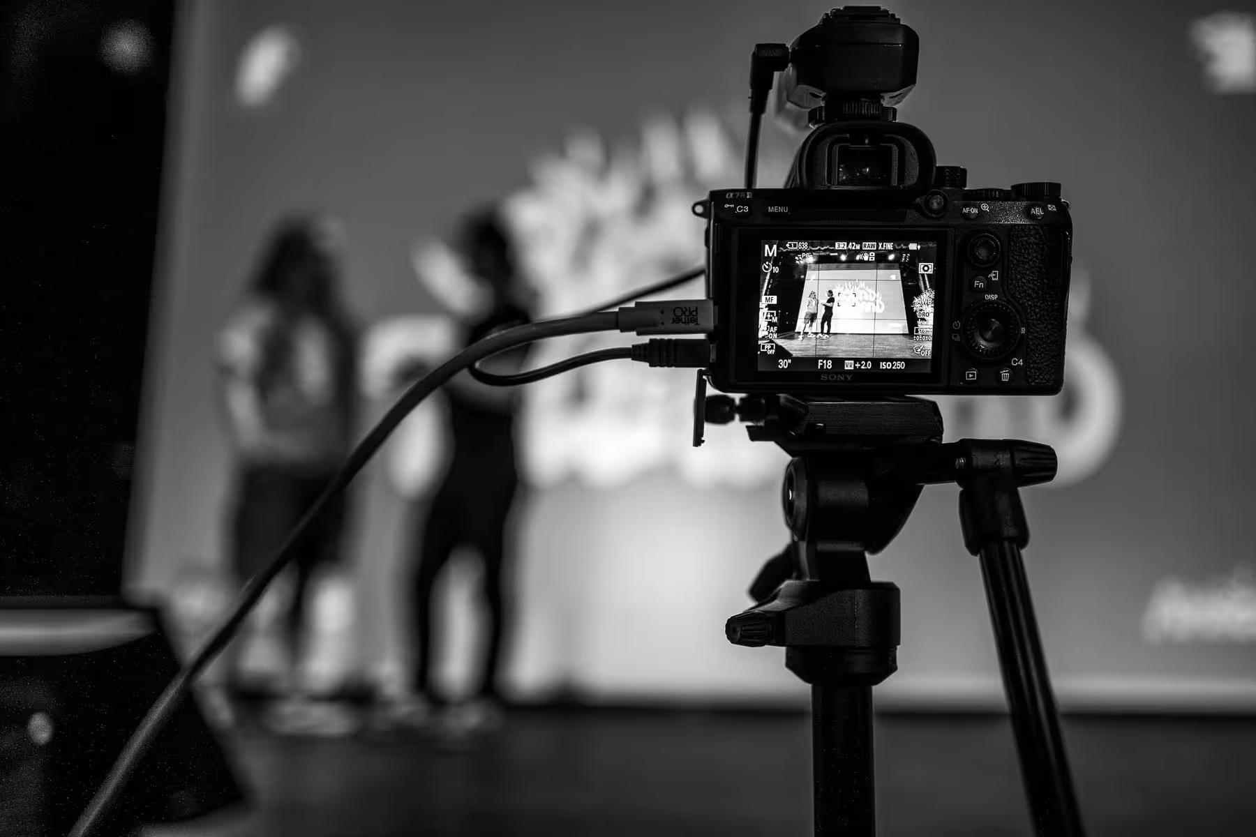 Photo of Niels Kiené taken at beyond tellerrand in Berlin 2023 by Florian Ziegler