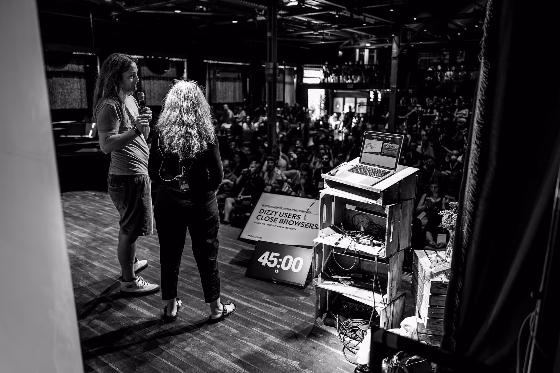 Photo of Piccia Neri taken at beyond tellerrand in Berlin 2023 by Florian Ziegler