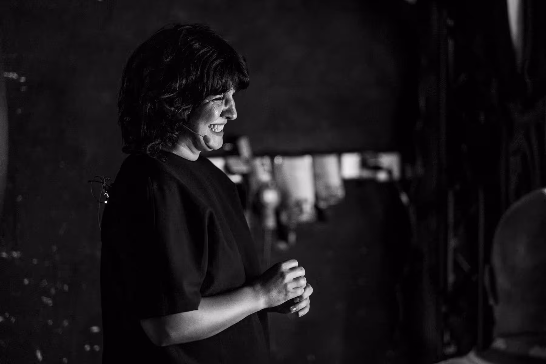 Photo of Yasaman Sheri taken at beyond tellerrand in Berlin 2023 by Florian Ziegler