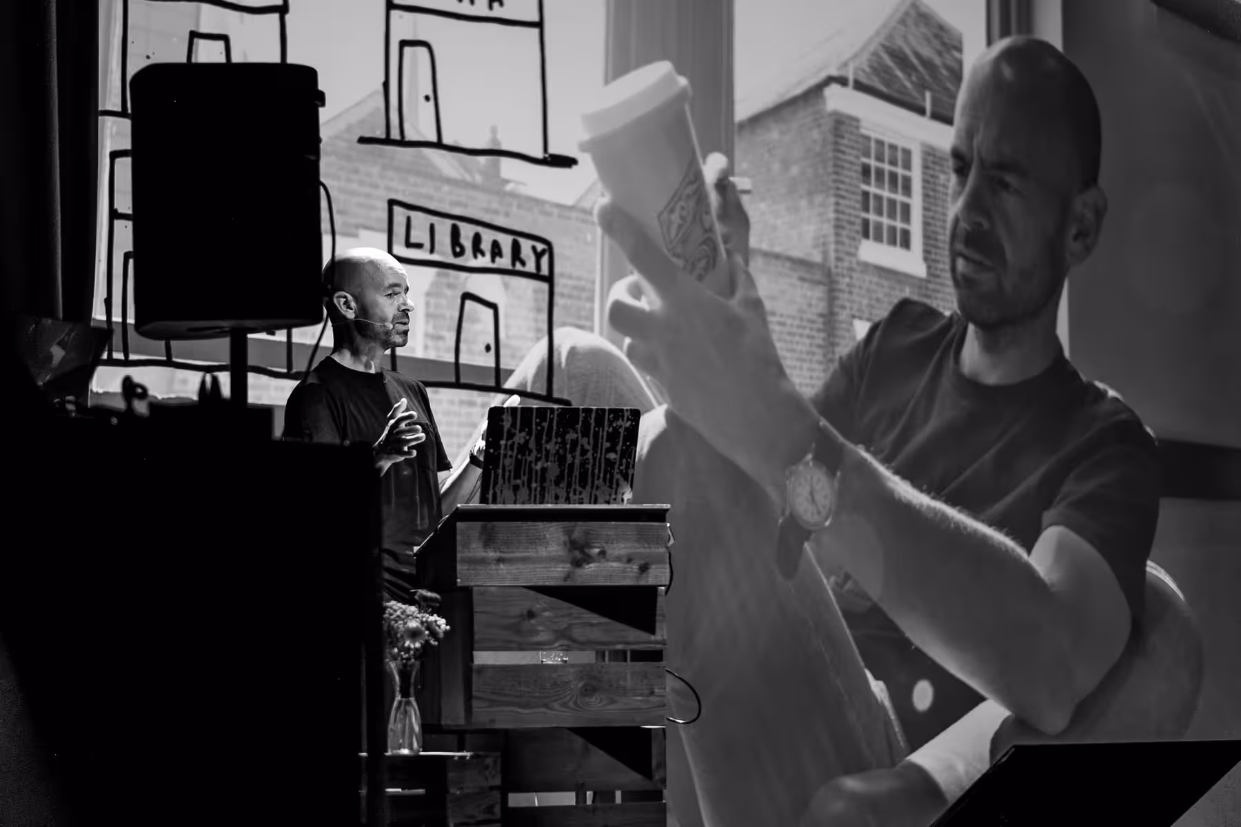 Photo of Rob Draper taken at beyond tellerrand in Berlin 2023 by Florian Ziegler