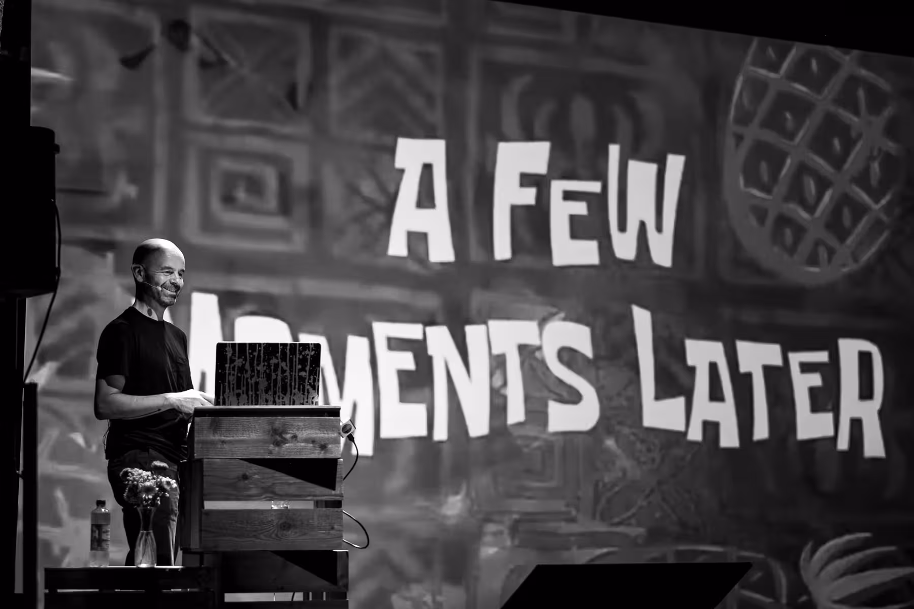 Photo of Rob Draper taken at beyond tellerrand in Berlin 2023 by Florian Ziegler