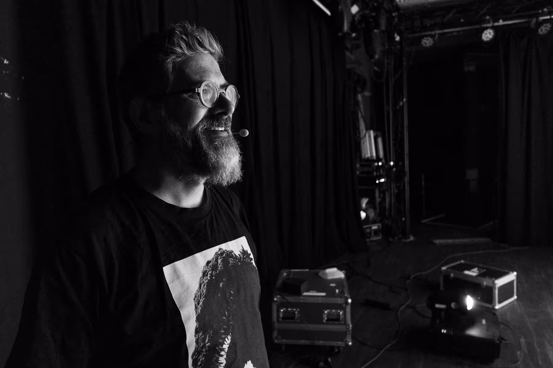 Photo of Jan De Coster taken at beyond tellerrand in Berlin 2024 by Florian Ziegler