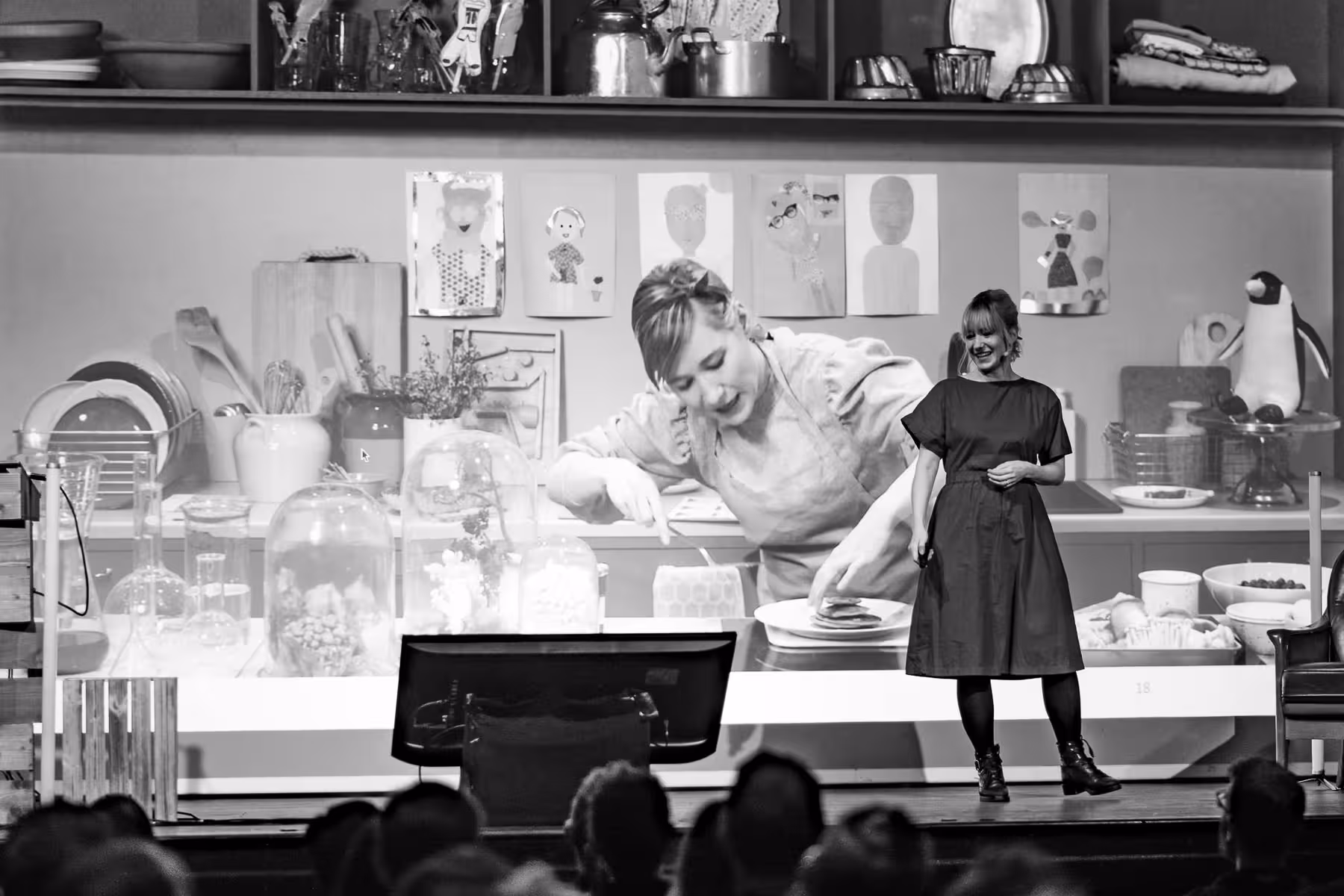 Photo of Linda Liukas taken at beyond tellerrand in Berlin 2024 by Florian Ziegler