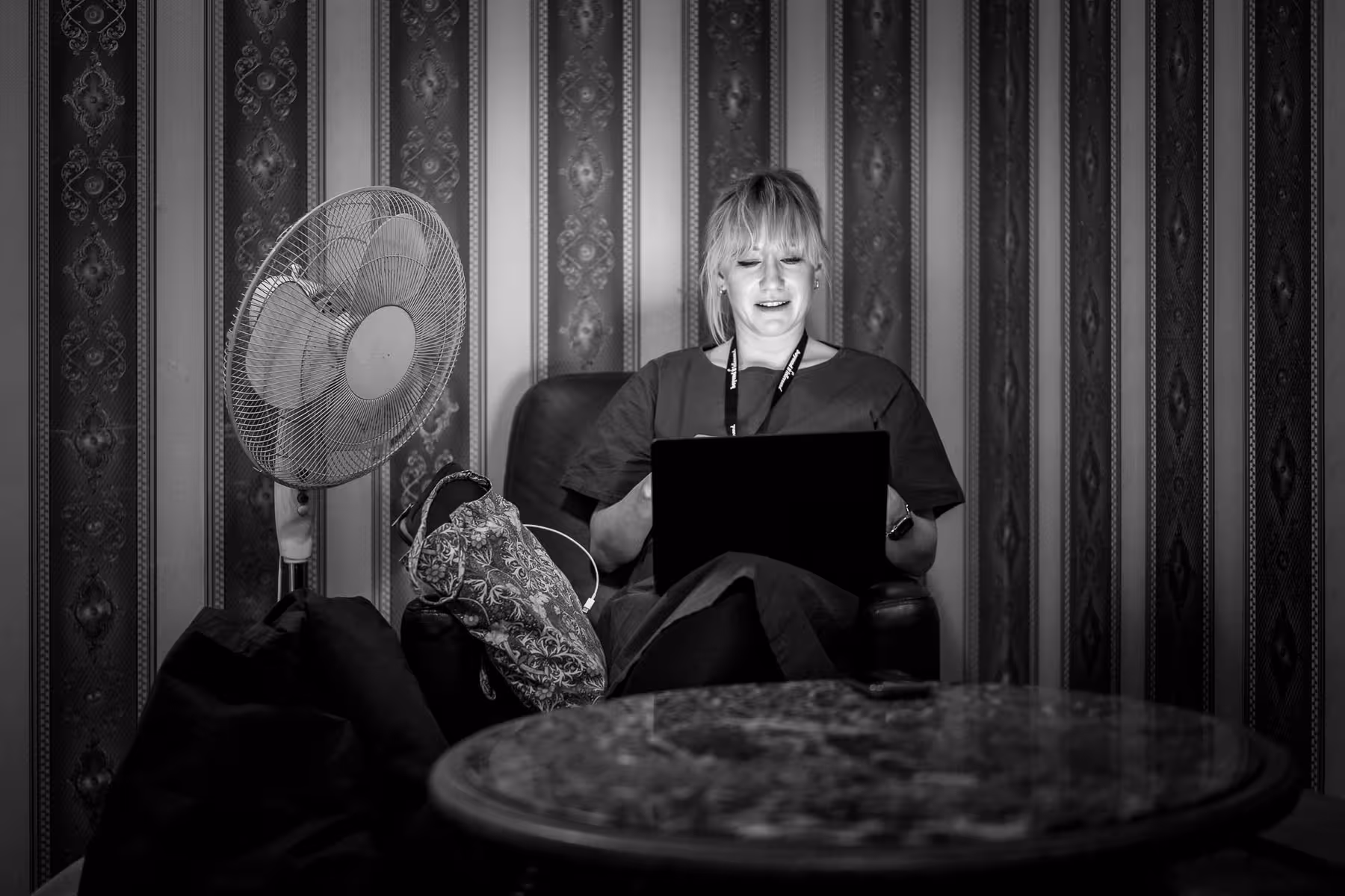 Photo of Linda Liukas taken at beyond tellerrand in Berlin 2024 by Florian Ziegler