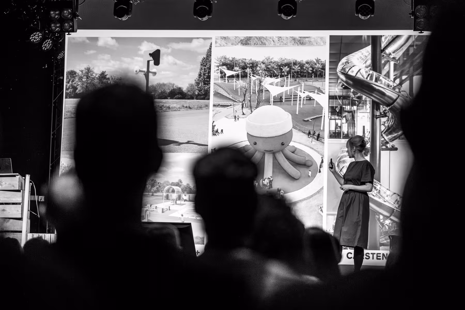 Photo of Linda Liukas taken at beyond tellerrand in Berlin 2024 by Florian Ziegler