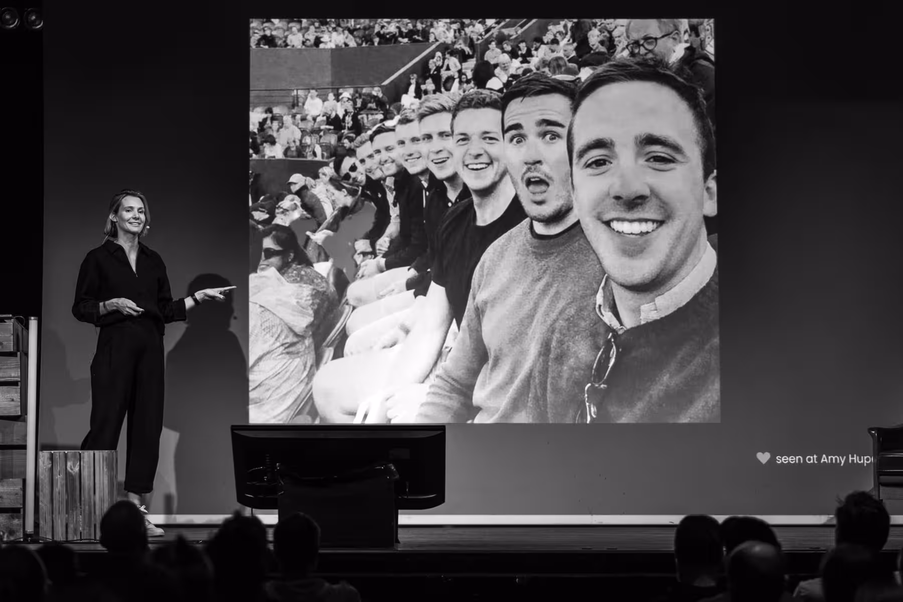 Photo of Christine Vallaure taken at beyond tellerrand in Berlin 2024 by Florian Ziegler