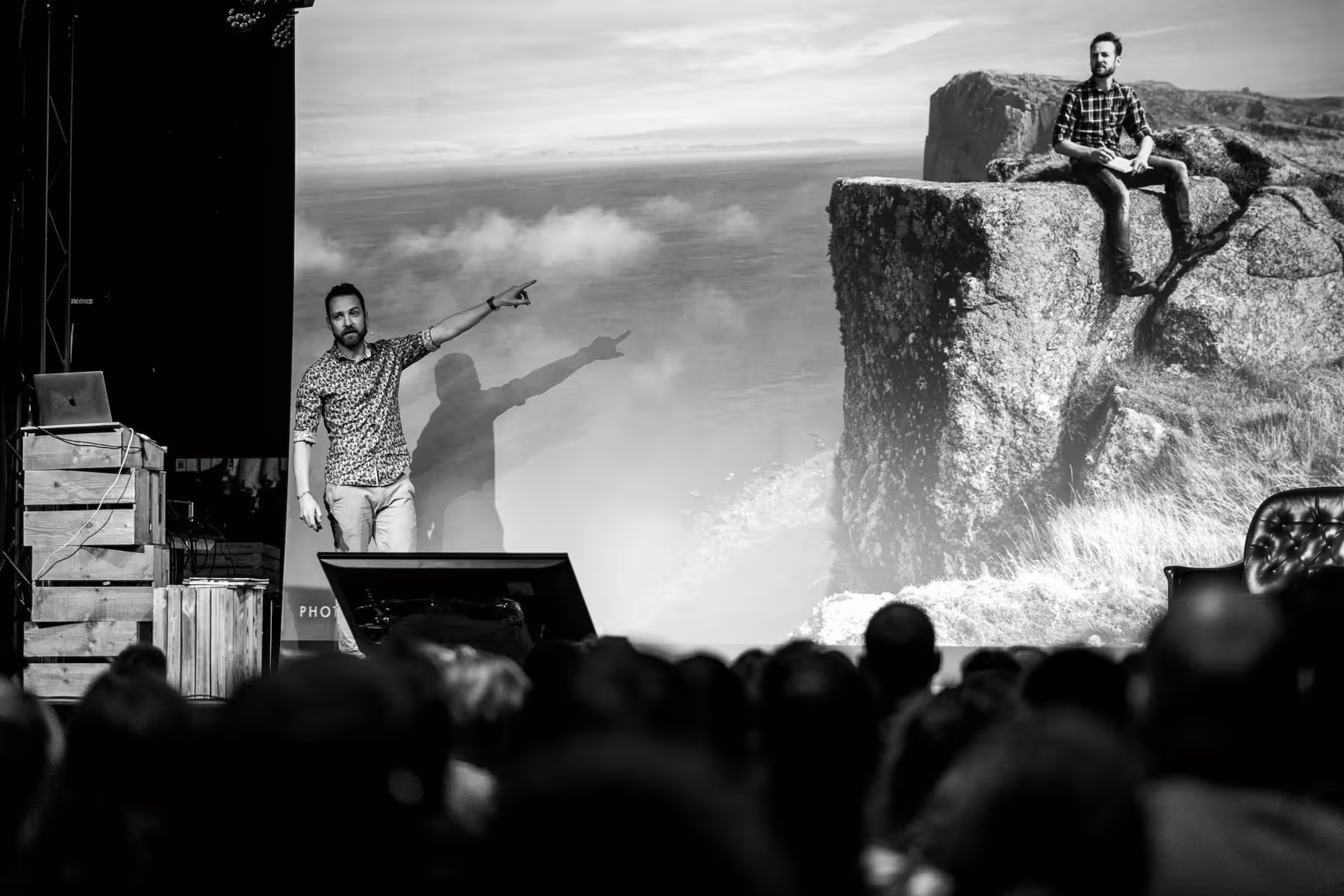 Photo of Paddy Donnelly taken at beyond tellerrand in Berlin 2024 by Florian Ziegler