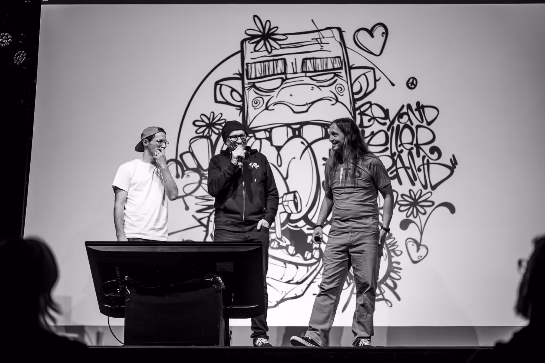 Photo of Titus Dittmann taken at beyond tellerrand in Berlin 2024 by Florian Ziegler