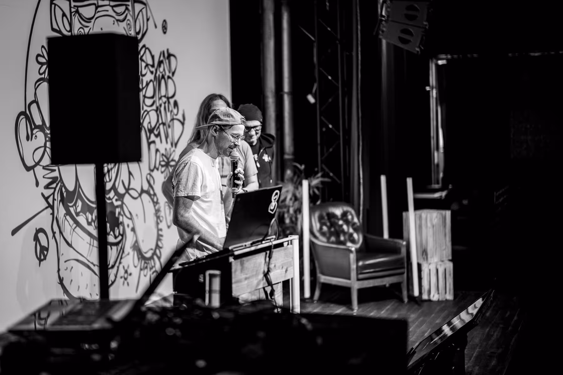 Photo of Titus Dittmann taken at beyond tellerrand in Berlin 2024 by Florian Ziegler